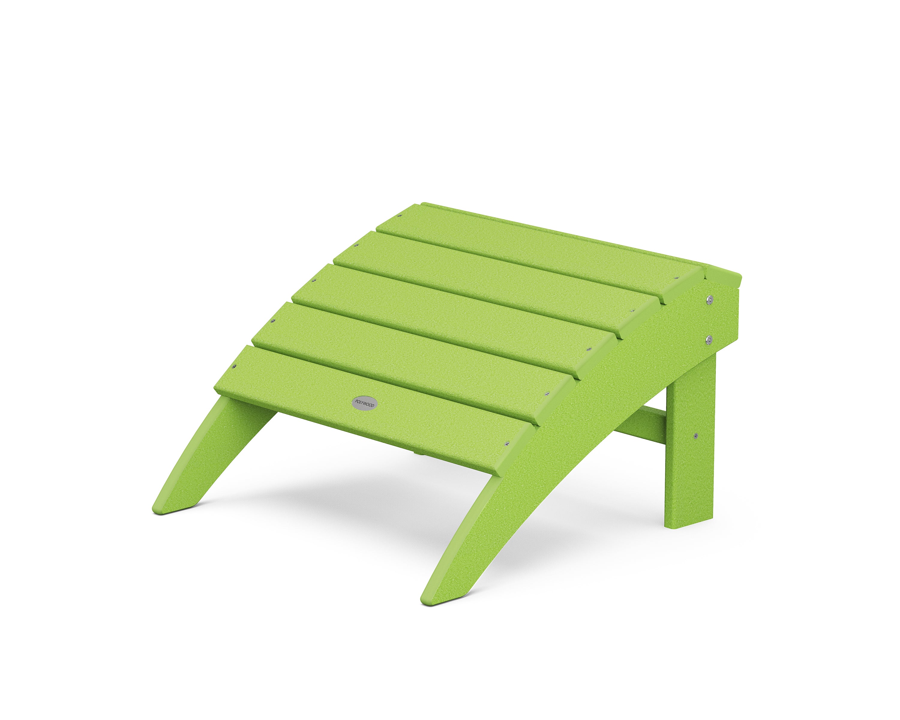 POLYWOOD® Vineyard Adirondack Ottoman in Lime