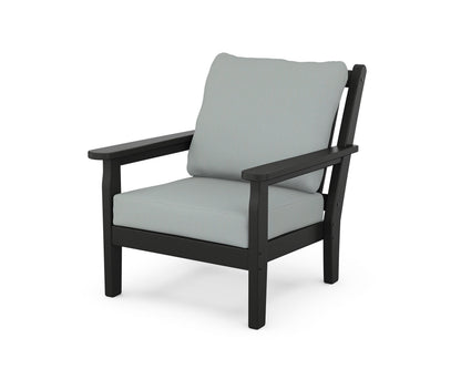 Chippendale Deep Seating Chair - Black