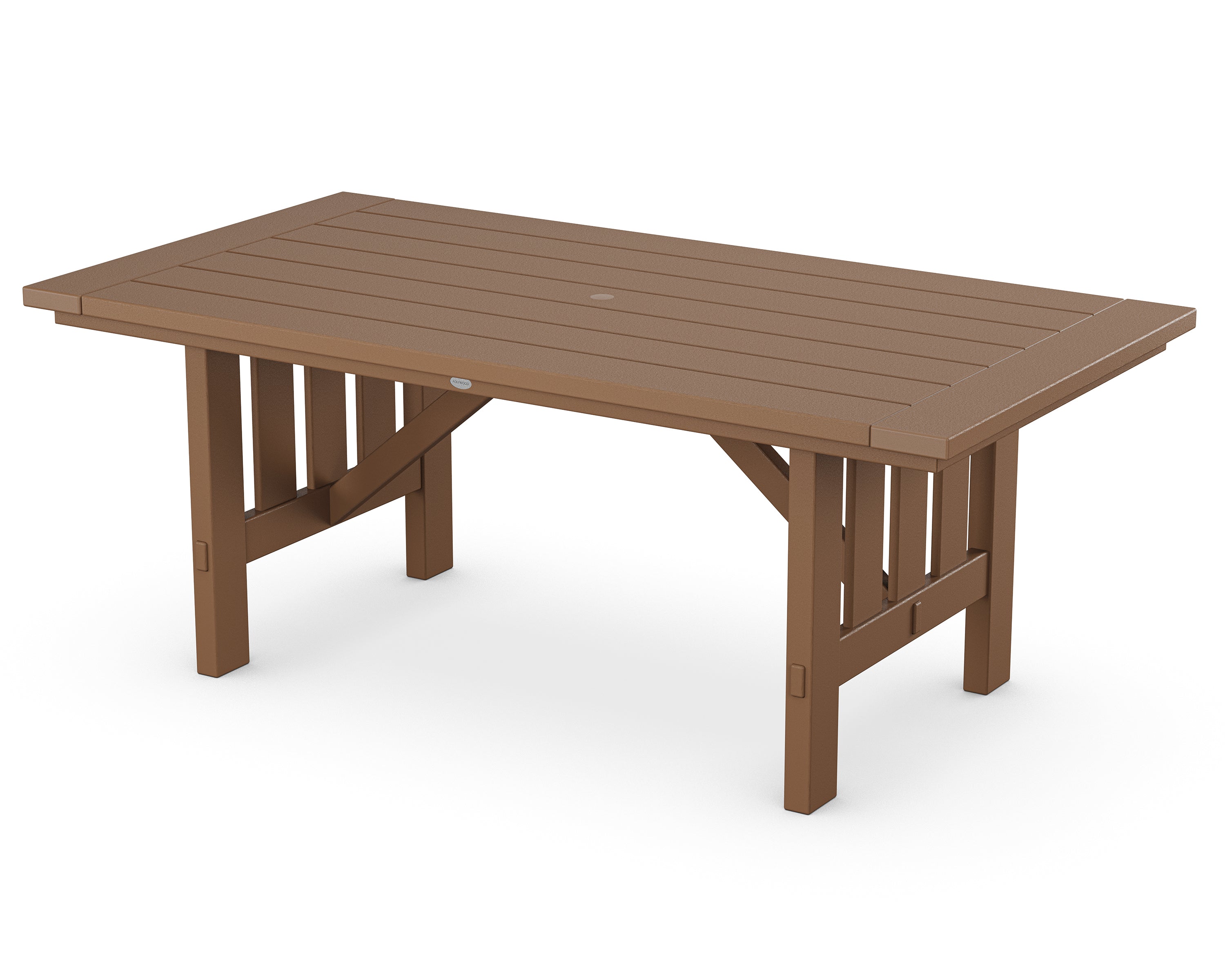 POLYWOOD® Mission 39" x 75" Dining Table in Teak