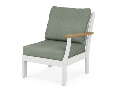 Braxton Modular Right Arm Chair - White