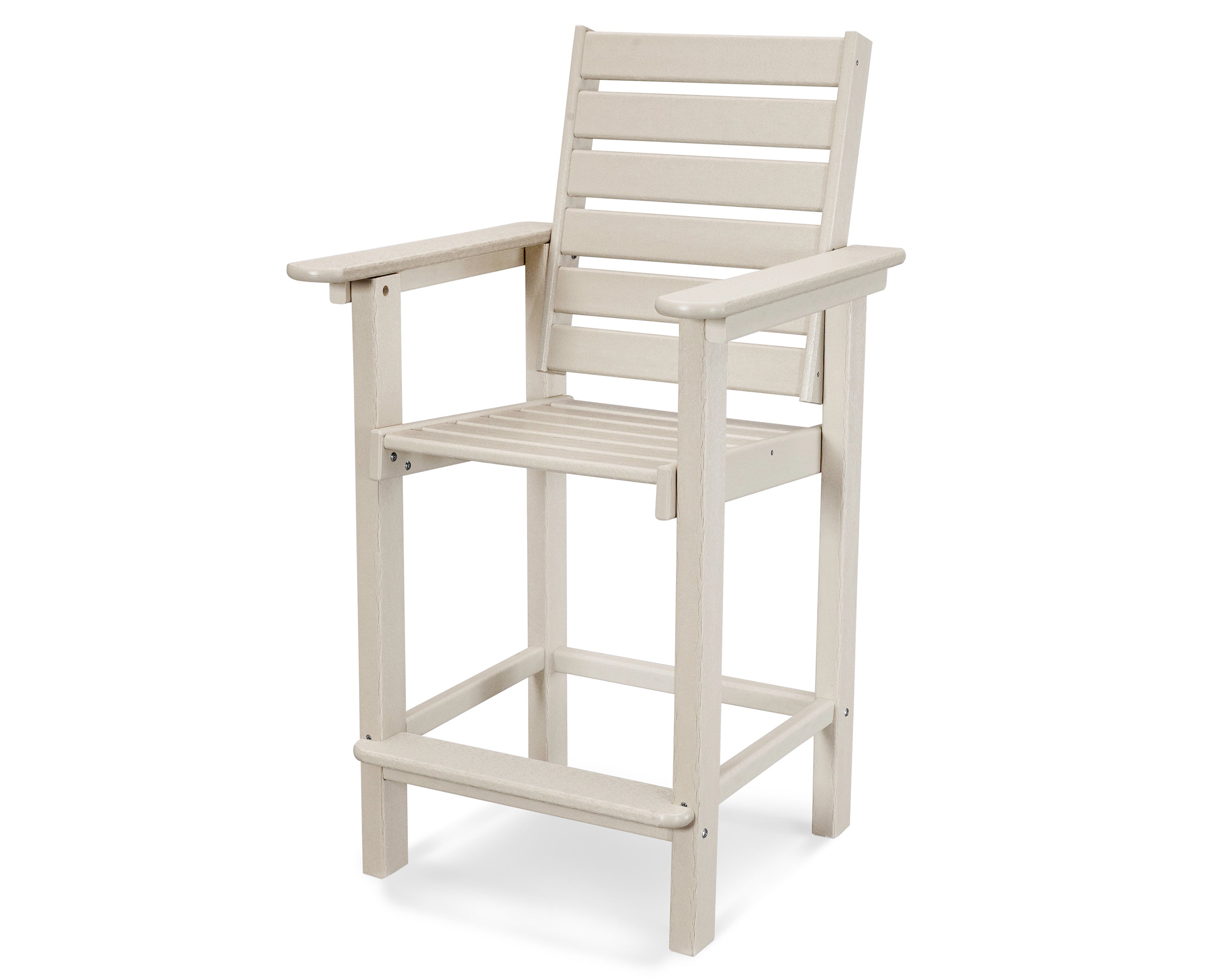 POLYWOOD® Captain Counter Chair in Sand