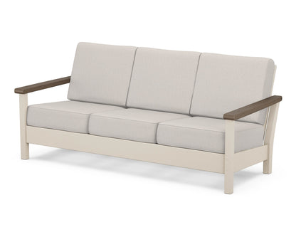 POLYWOOD® Harbour Deep Seating Sofa in Sand / Kona / Cast Ash