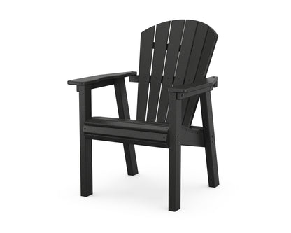 POLYWOOD® Seashell Dining Chair in Black