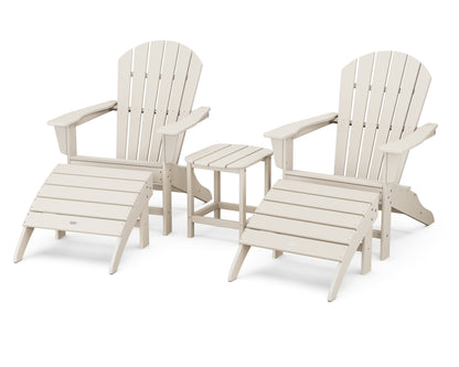 POLYWOOD® South Beach Adirondack 5-Piece Set in Sand