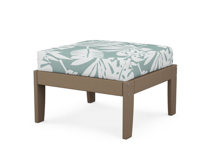 Unbranded Modular Ottoman - Classic in Vintage Sahara / Leaf Glacier Spa