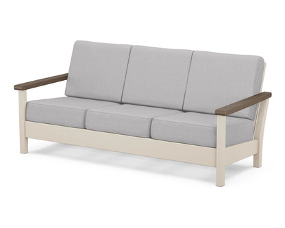 POLYWOOD® Harbour Deep Seating Sofa in Sand / Kona / Granite