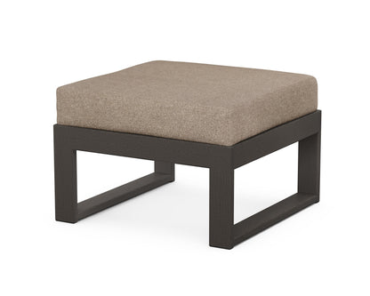 Unbranded Modular Ottoman - Modern in Vintage Coffee / Spiced Burlap