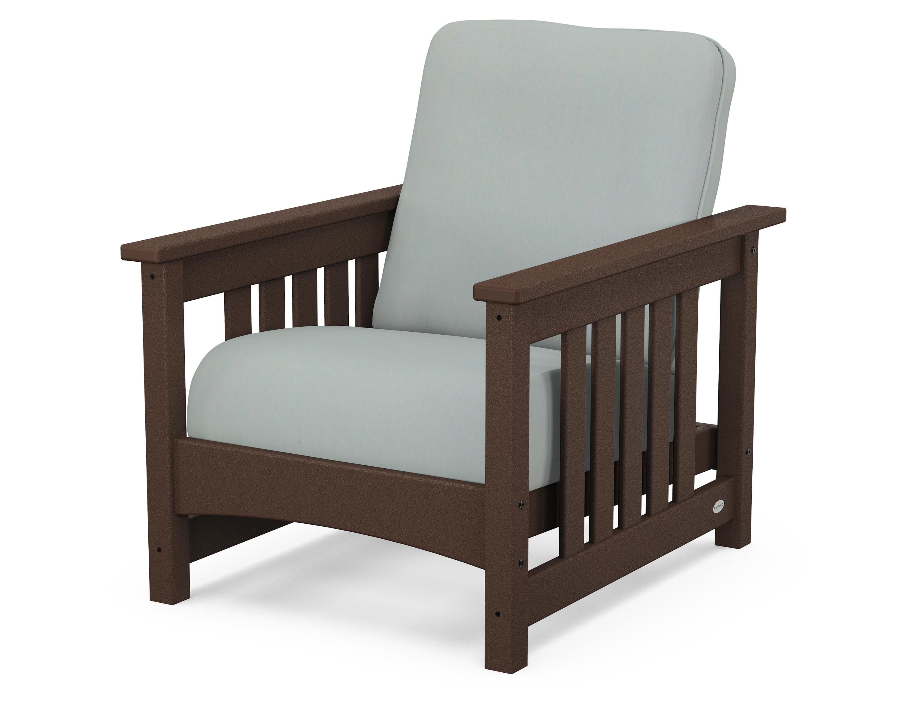 POLYWOOD® Club Mission Chair in Mahogany / Spa