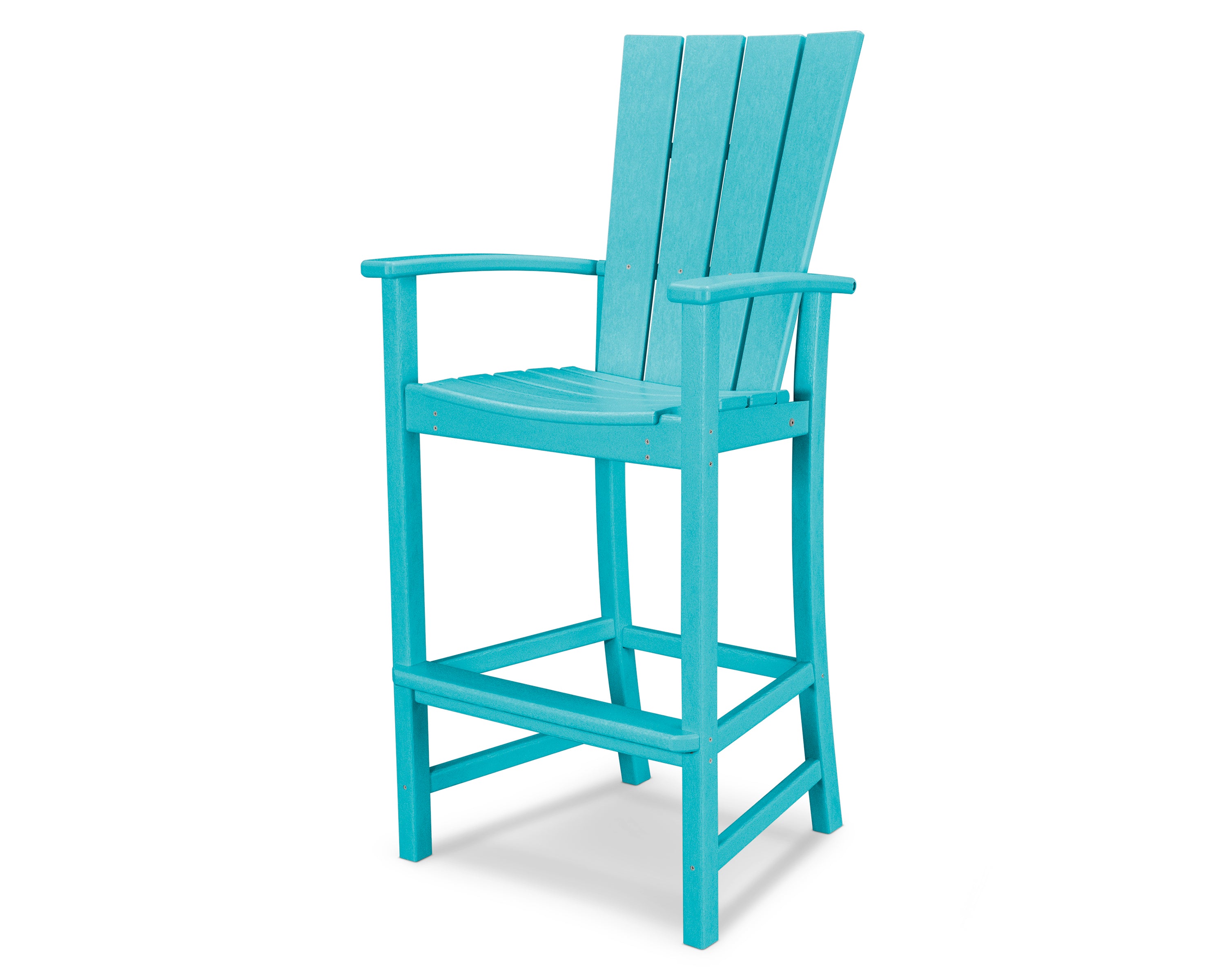 POLYWOOD® Quattro Adirondack Bar Chair in Aruba