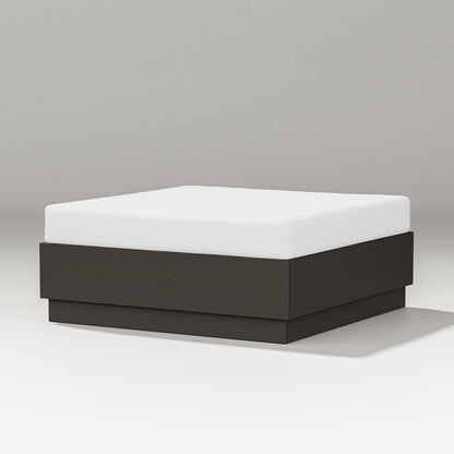 PW Designer Series Elevate Lounge Ottoman in Vintage Coffee / Natural