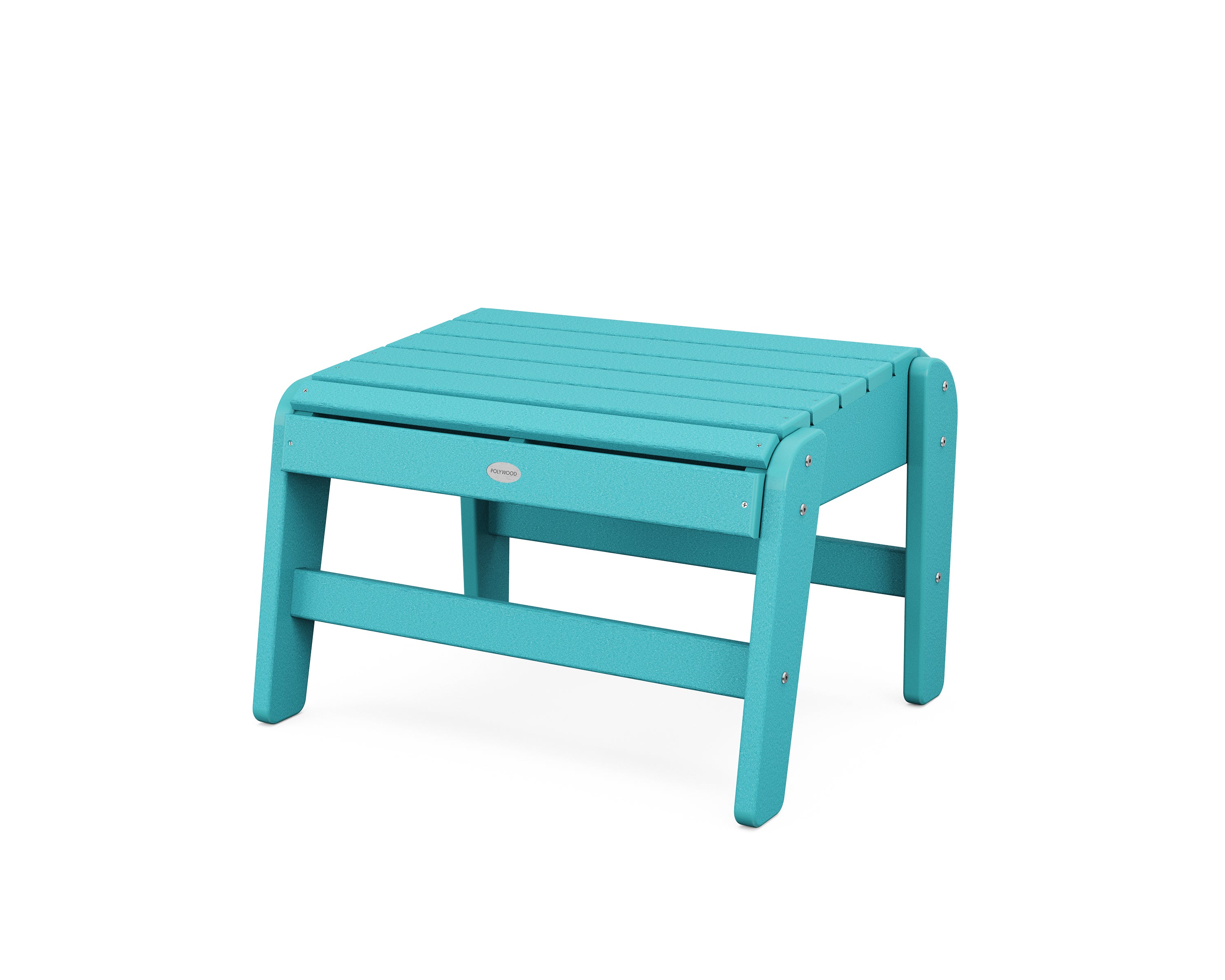 POLYWOOD® Grand Upright Adirondack Ottoman in Aruba