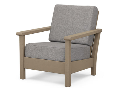 POLYWOOD® Harbour Deep Seating Chair in Vintage Sahara / Grey Mist