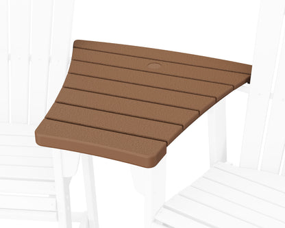 POLYWOOD® 600 Series Angled Adirondack Dining Connecting Table in Teak