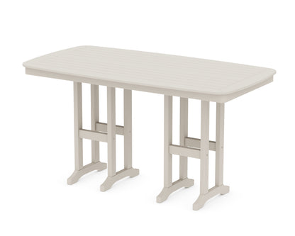 POLYWOOD® Nautical 37" x 72" Counter Table in Sand