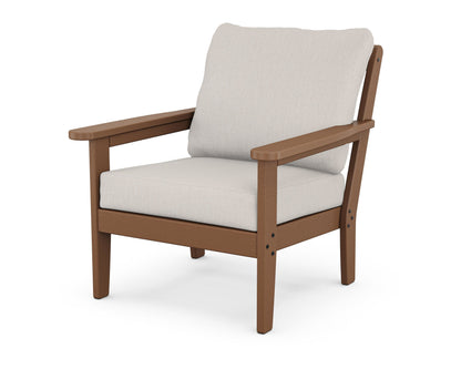 Country Living Cottage Deep Seating Chair in Teak / Cast Ash