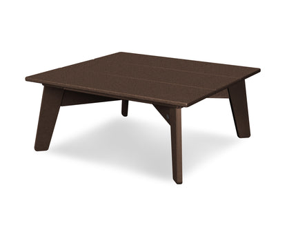 POLYWOOD® Riviera Modern Conversation Table in Mahogany