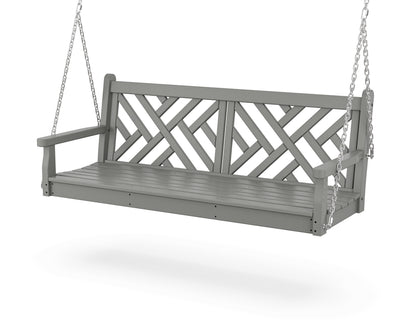 POLYWOOD® Chippendale 60" Swing in Slate Grey