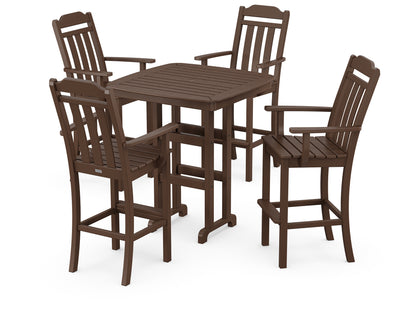 Country Living Cottage 5-Piece Bar Set in Mahogany