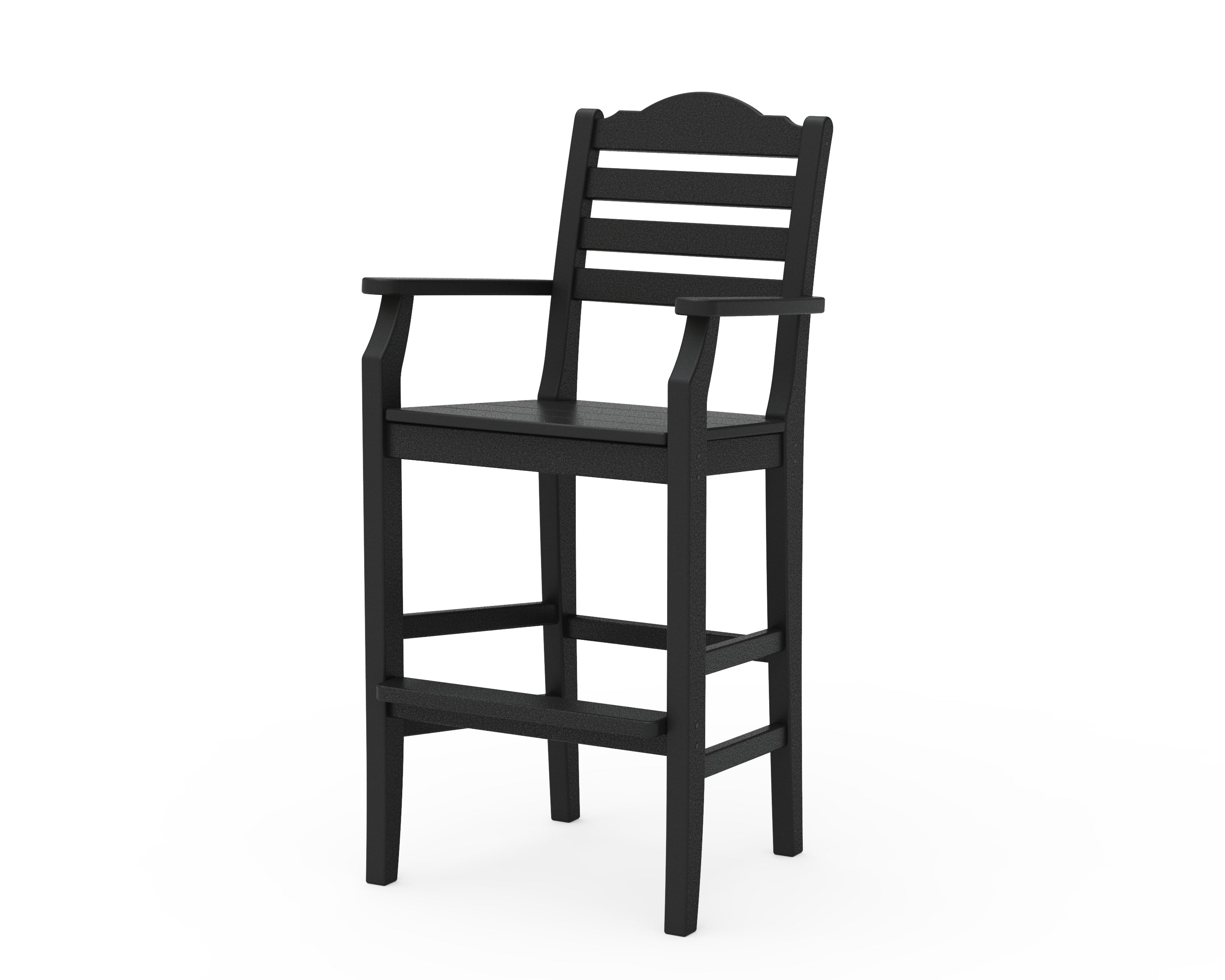 Draper James™ by  POLYWOOD® Savannah Bar Arm Chair in Black