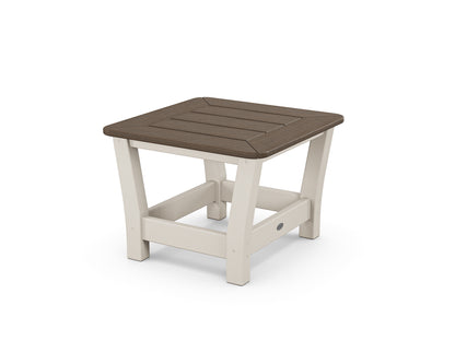 POLYWOOD® Harbour Slat End Table in Sand / Kona