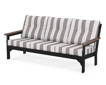 Vineyard Deep Seating Sofa - Black