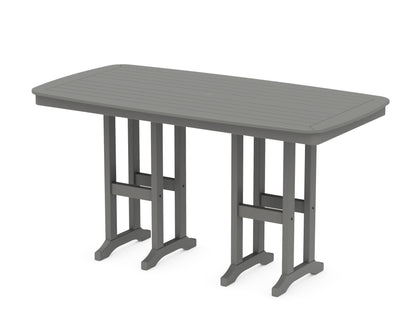 POLYWOOD® Nautical 37" x 72" Counter Table in Slate Grey