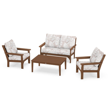 Vineyard 4 Piece Deep Seating Set - Teak