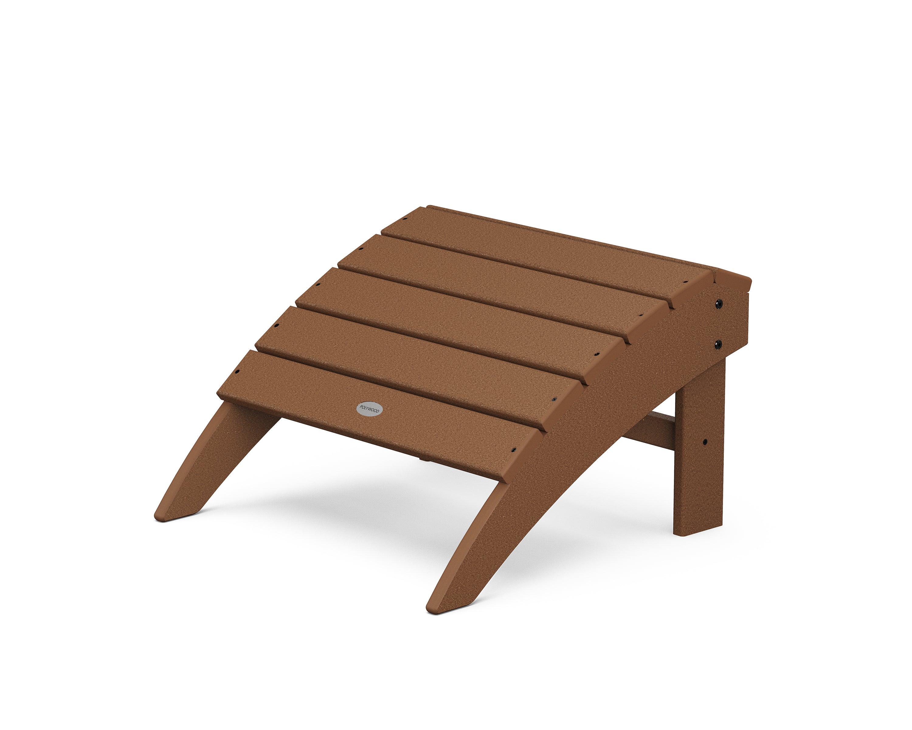 POLYWOOD® Vineyard Adirondack Ottoman in Teak