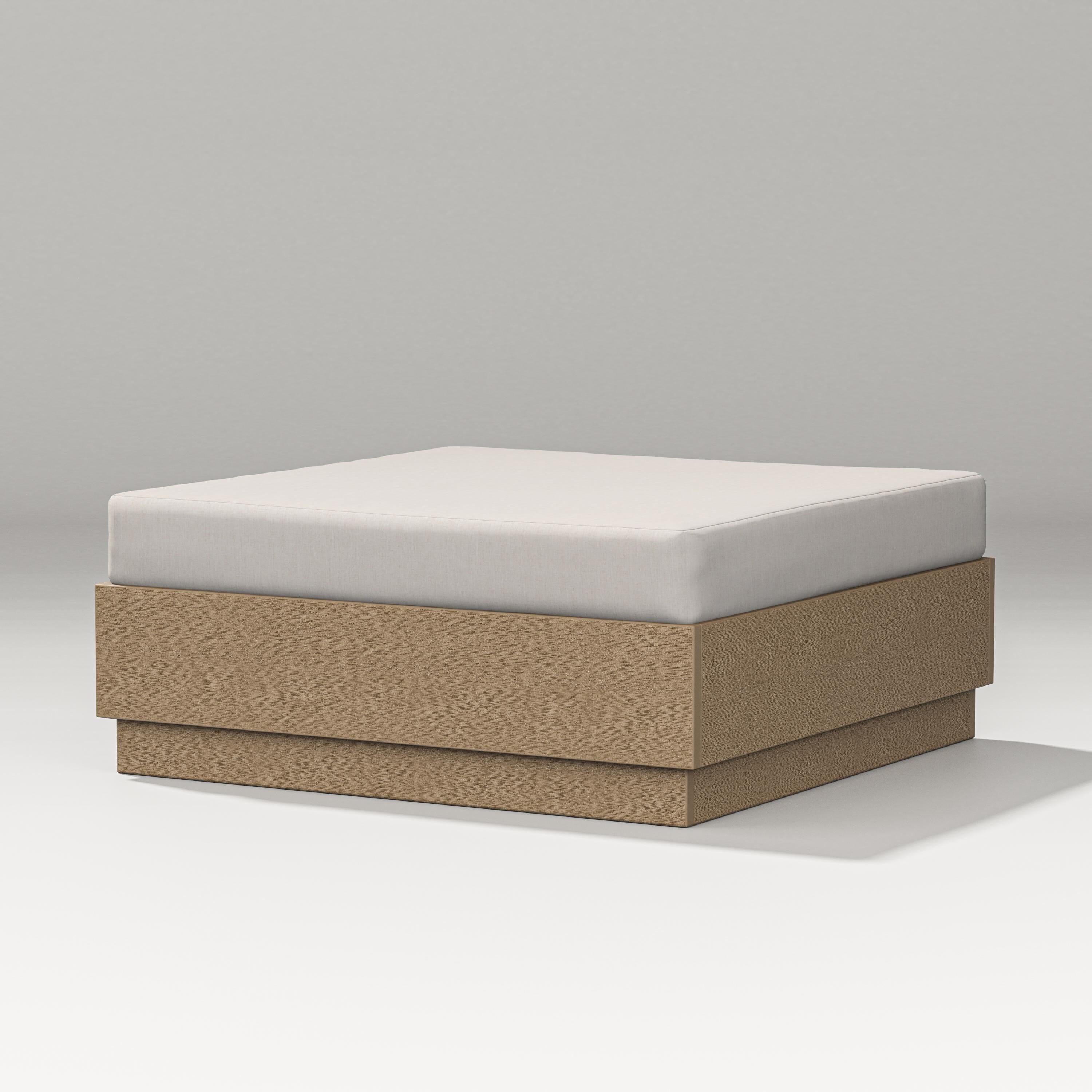 PW Designer Series Elevate Lounge Ottoman in Vintage Sahara / Cast Ash