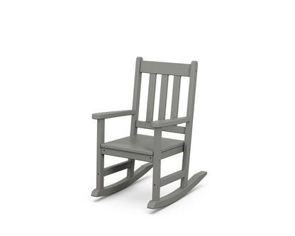 POLYWOOD® Kids Vineyard Rocking Chair in Slate Grey