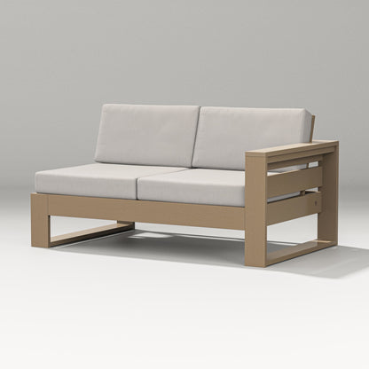 PW Designer Series Latitude Modular Right Arm Loveseat in Vintage Sahara / Cast Ash