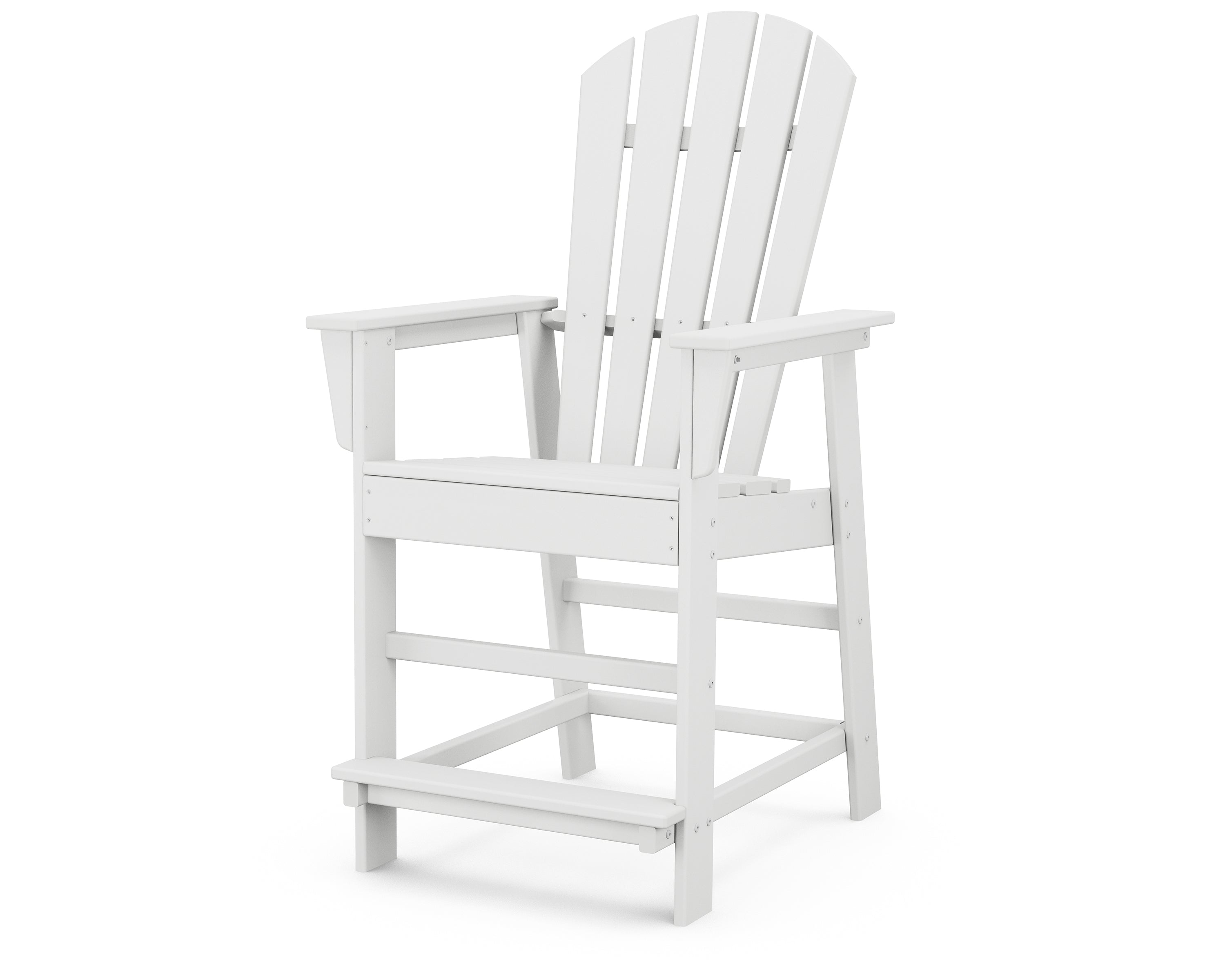 POLYWOOD® South Beach Counter Chair in White
