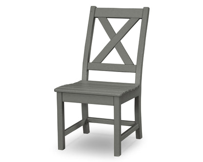 POLYWOOD® Braxton Dining Side Chair in Slate Grey