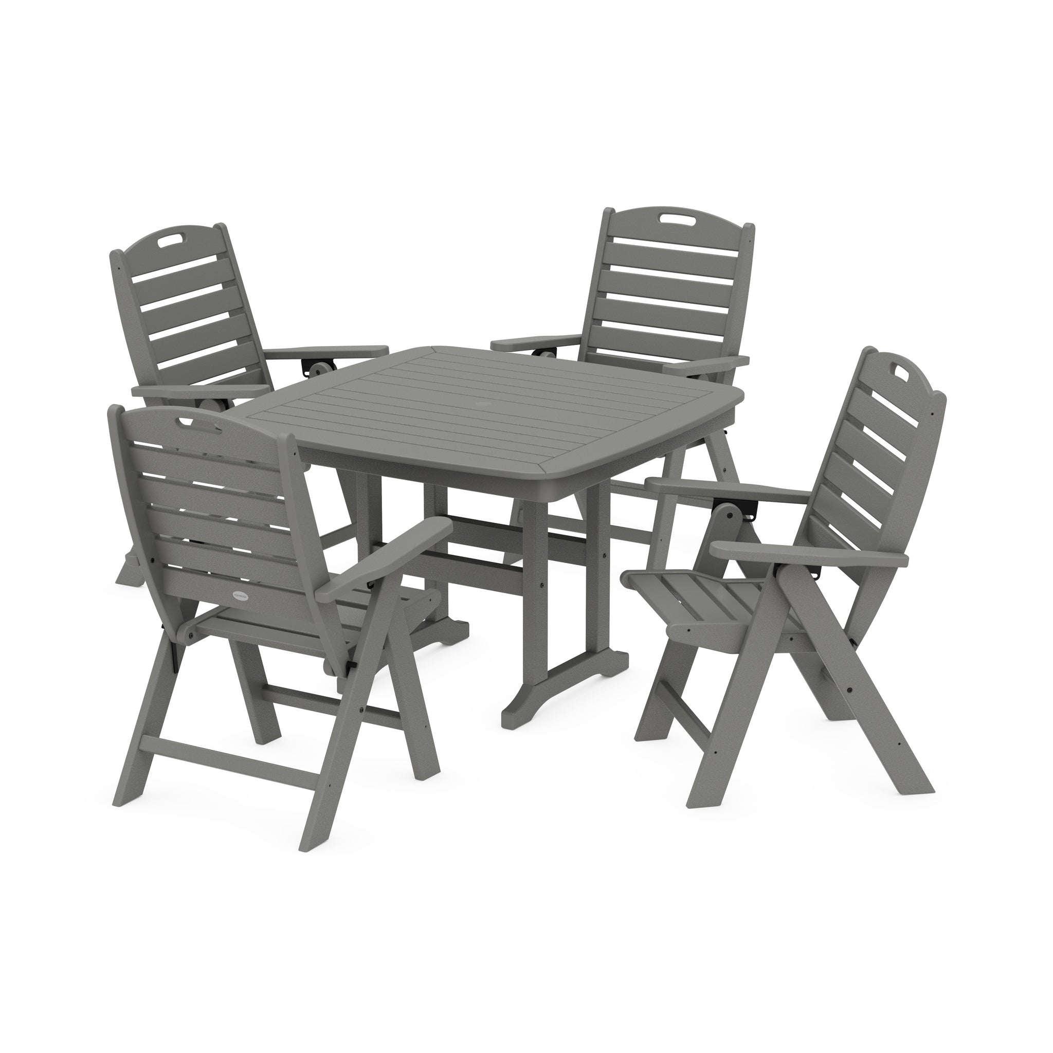Nautical Highback Chair 5-Piece Dining Set