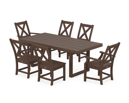 POLYWOOD® Braxton 7-Piece Dining Set in Mahogany