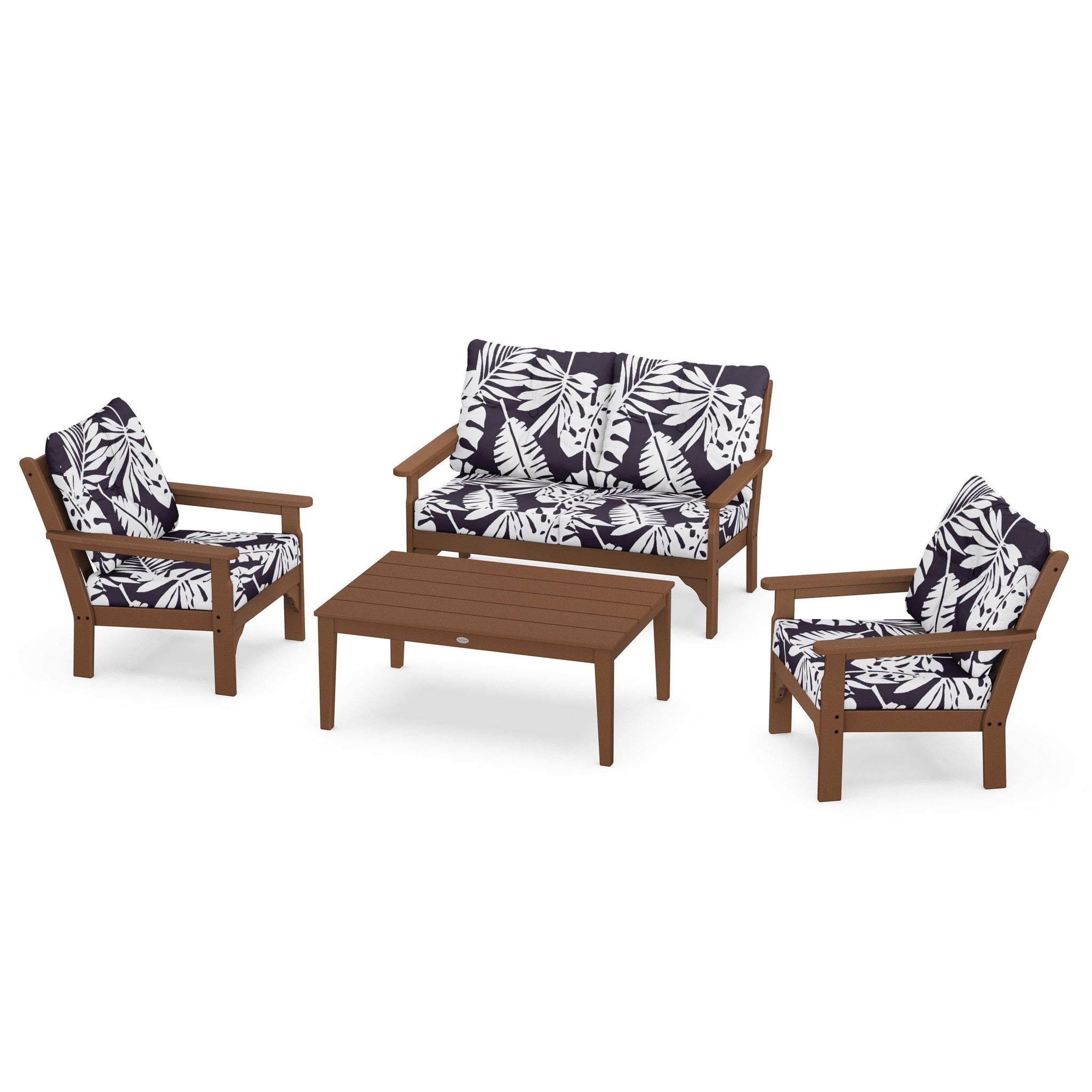 Vineyard 4 Piece Deep Seating Set - Teak