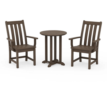 Vineyard 3-Piece Round Dining Set