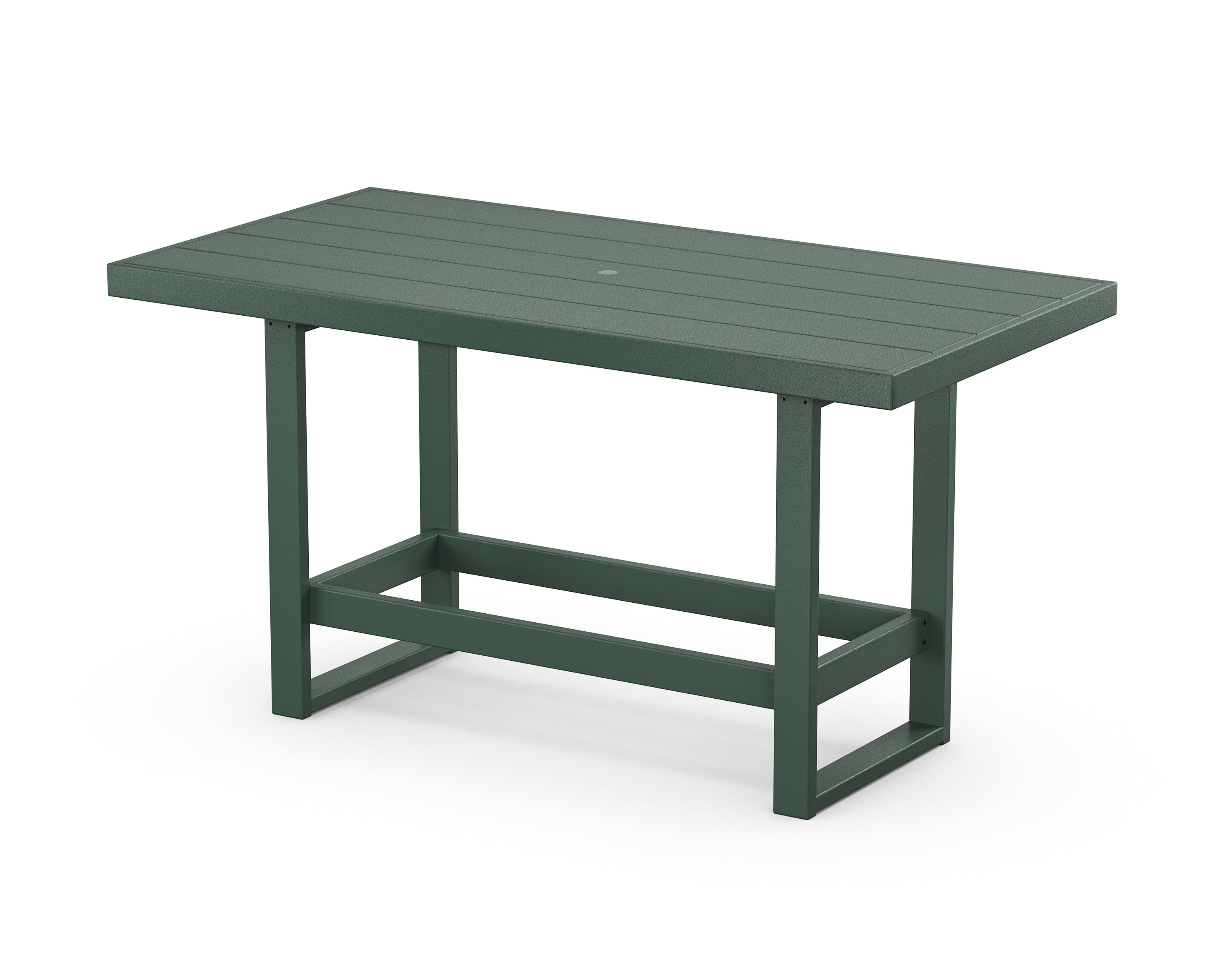POLYWOOD® EDGE 40" x 78" Bar Table in Green