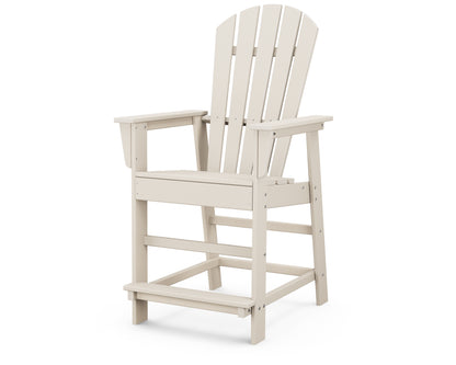 POLYWOOD® South Beach Counter Chair in Sand
