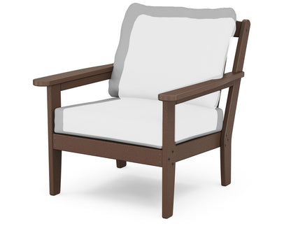 Country Living Cottage Deep Seating Chair in Mahogany / Natural