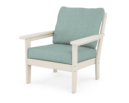 Country Living Cottage Deep Seating Chair in Sand / Glacier Spa