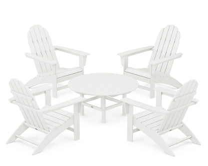 Vineyard 5-Piece Adirondack Chair Conversation Set