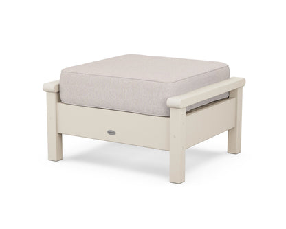 POLYWOOD® Harbour Deep Seating Ottoman in Sand / Dune Burlap