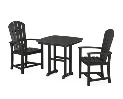 POLYWOOD® Palm Coast 3-Piece Dining Set in Black