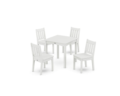 POLYWOOD® Vineyard Kids 5-Piece Dining Set in White