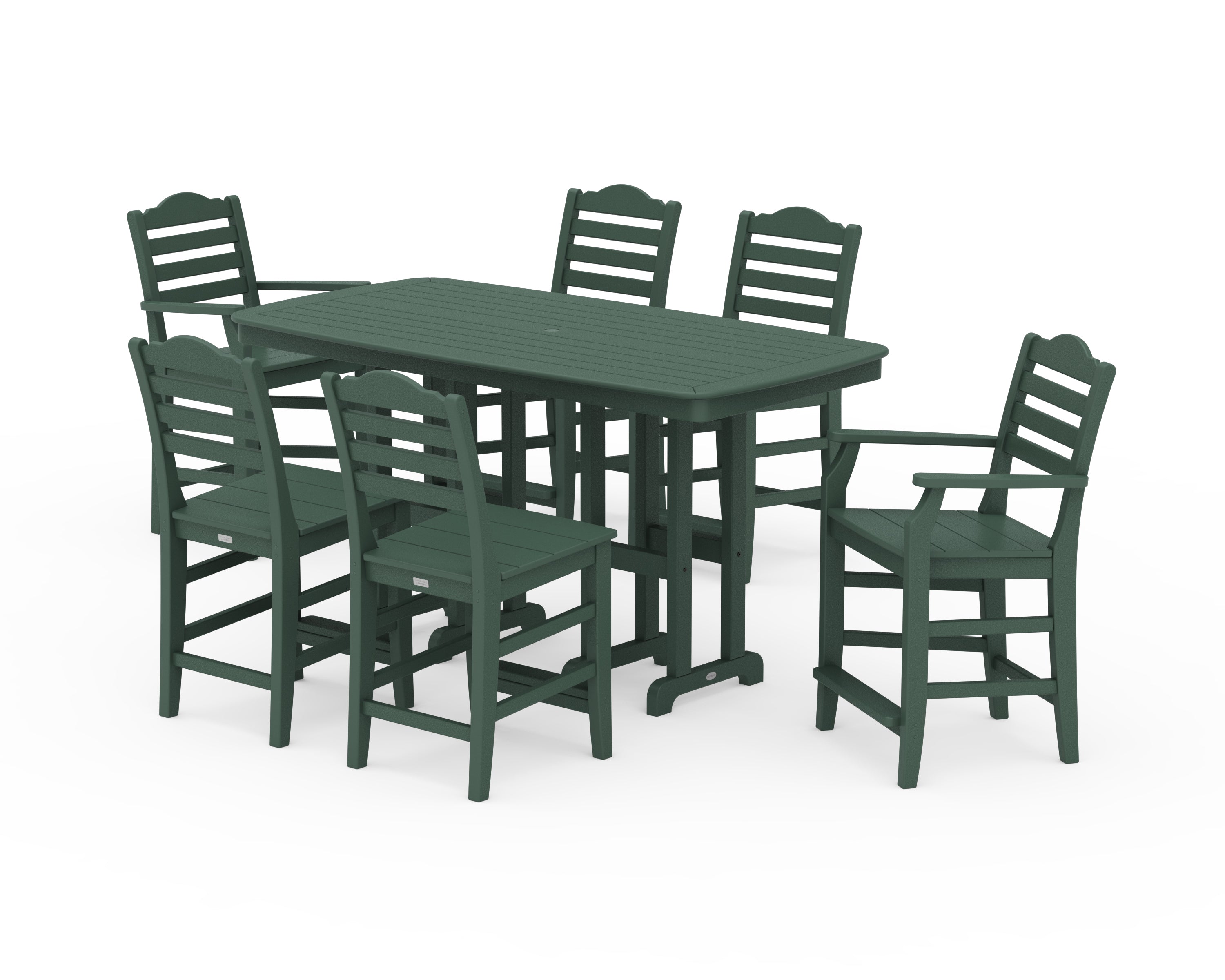 Draper James™ by  POLYWOOD® Savannah 7-Piece Counter Set in Green