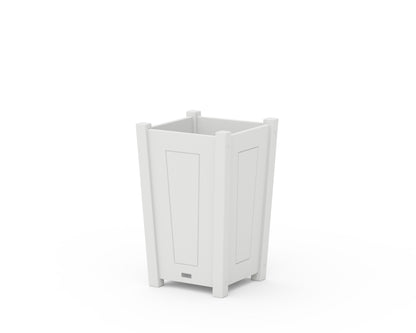 Country Living Country Living Tapered Square Short Planter Box in White