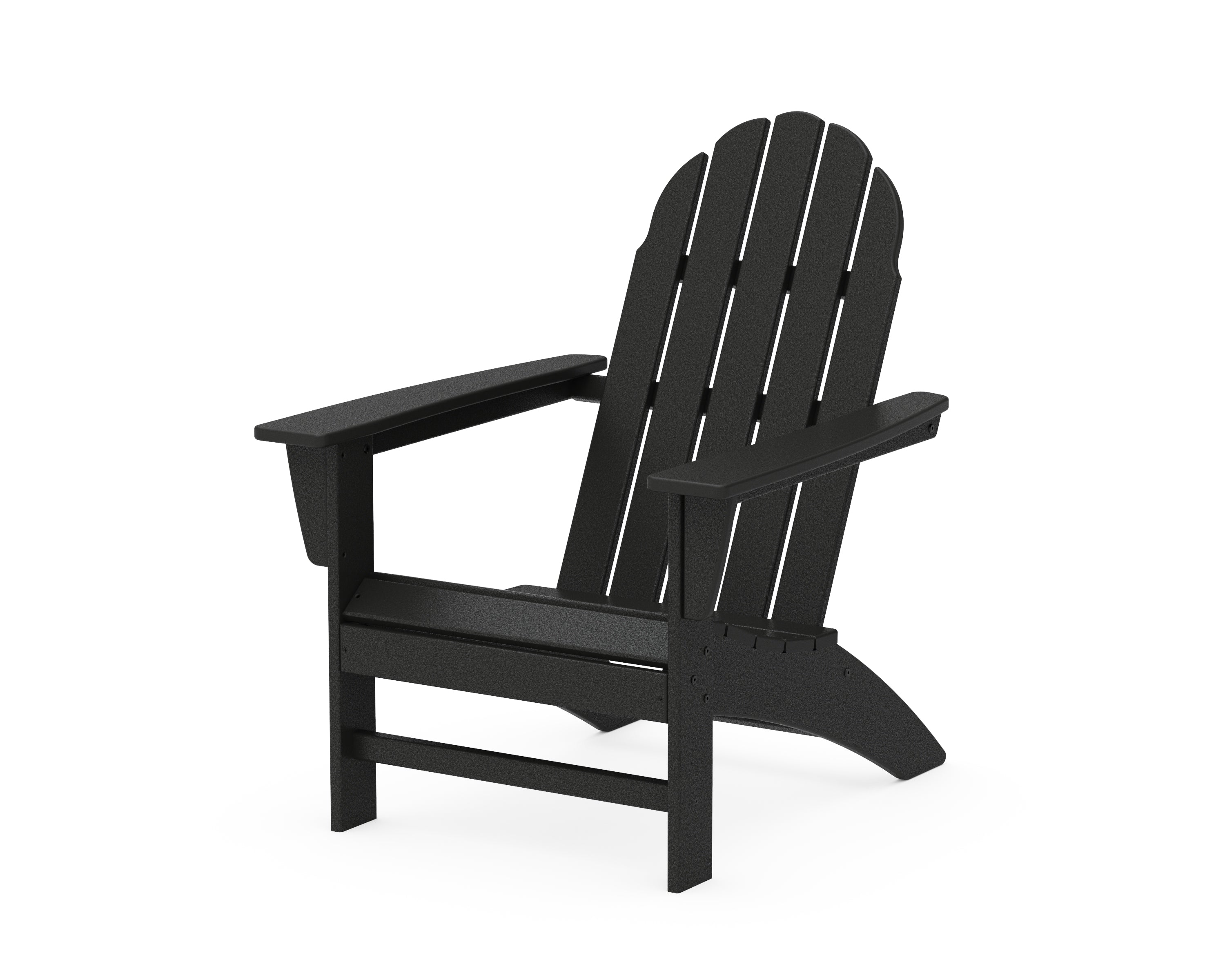 POLYWOOD® Vineyard Adirondack Chair in Black
