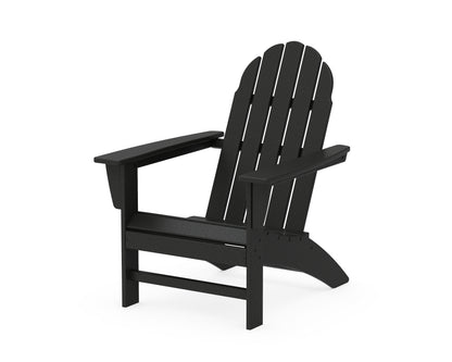 POLYWOOD® Vineyard Adirondack Chair in Black