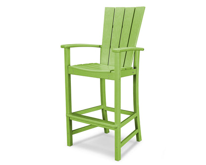 POLYWOOD® Quattro Adirondack Bar Chair in Lime